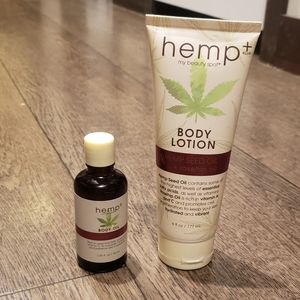 Hemp+ Body Oil + Lotion